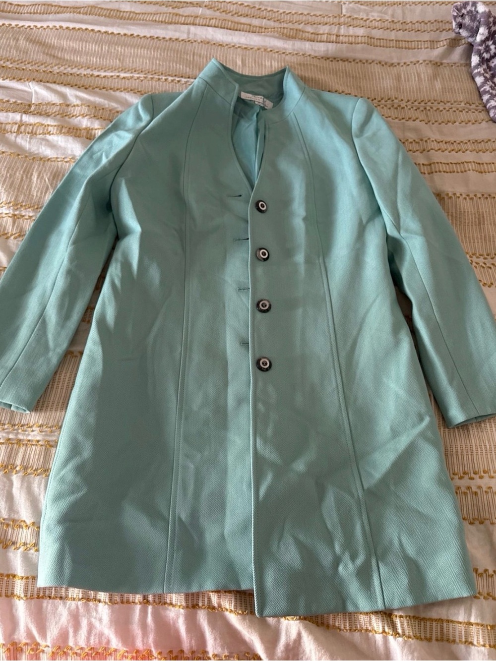 Women’s Tahari Mint Green Tailored Coat